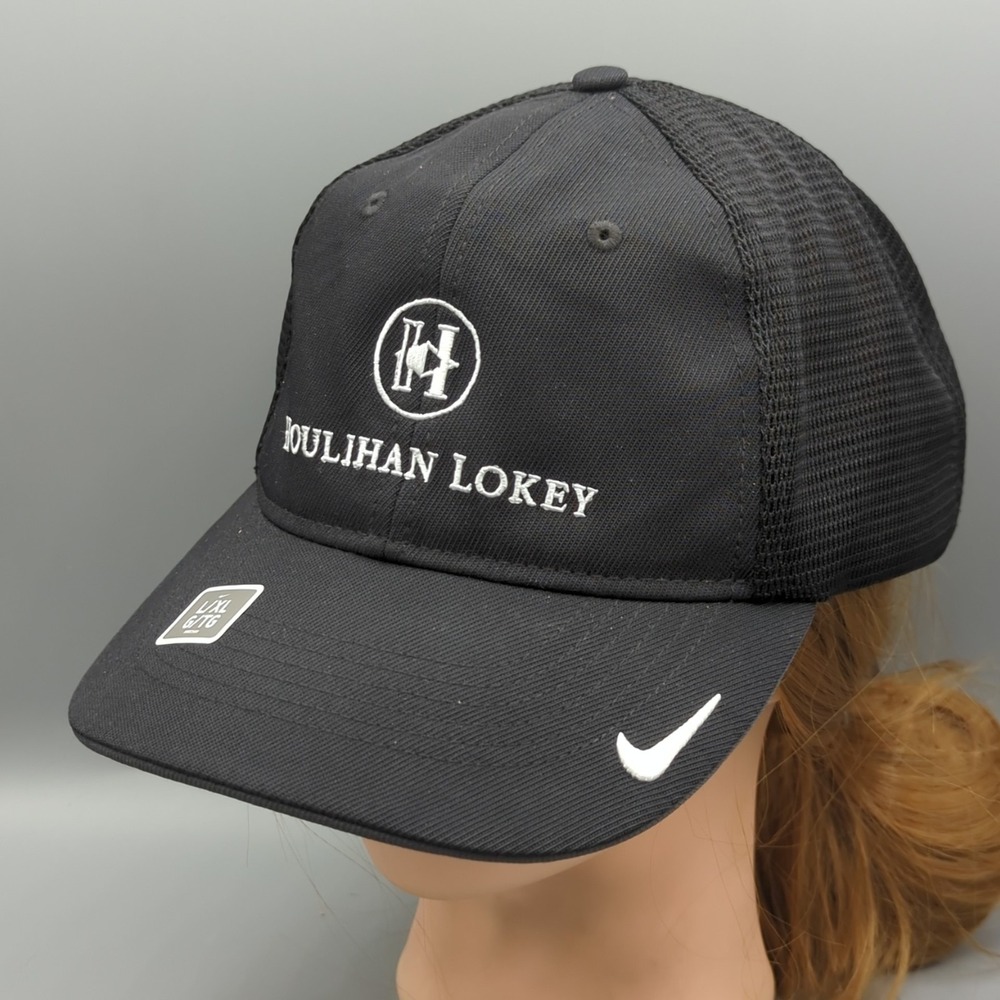Nike x Houlihan Lokey Investment Bank Logo Hat Cap 100% Authentic Fitted L/XL